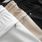 Bộ áo thun nam cổ tròn in College 1986 và quần short thun, size M–XXL