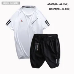 Bộ thể thao nam 52 gồm áo thun ngắn tay và quần short