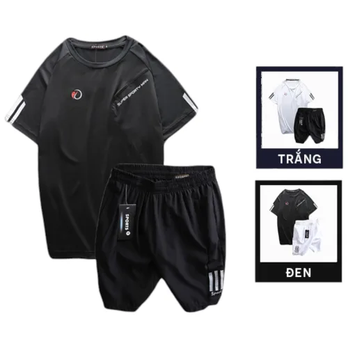 Bộ thể thao nam 52 gồm áo thun ngắn tay và quần short