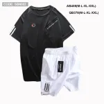 Bộ thể thao nam 52 gồm áo thun ngắn tay và quần short