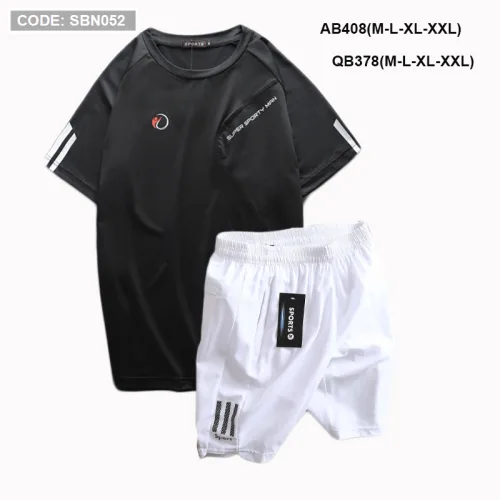 Bộ thể thao nam 52 gồm áo thun ngắn tay và quần short