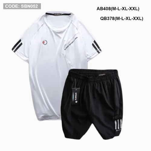 Bộ thể thao nam 52 gồm áo thun ngắn tay và quần short