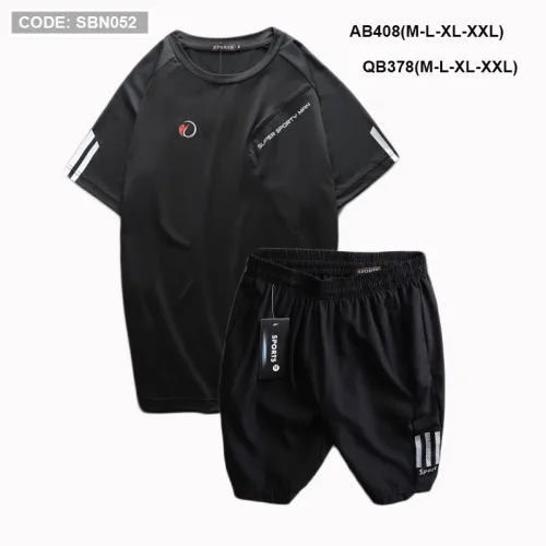 Bộ thể thao nam 52 gồm áo thun ngắn tay và quần short
