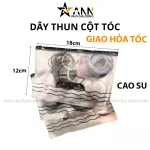 Shop sỉ set Dây Thun Buộc Tóc Có Túi Zip 18x12cm