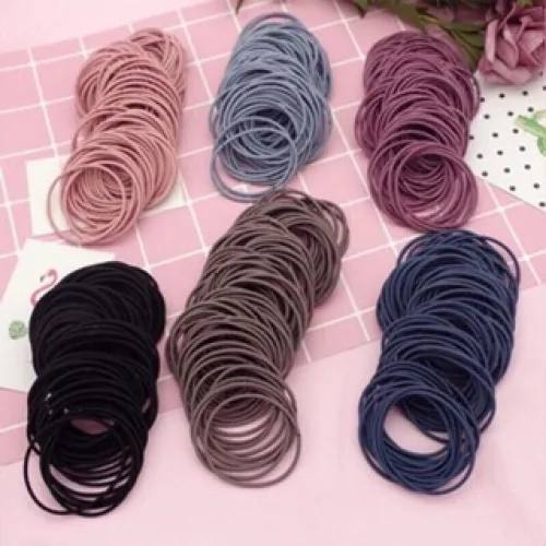 Shop sỉ set Dây Thun Buộc Tóc Có Túi Zip 18x12cm
