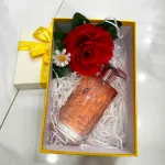 Nơi lấy sỉ set Hộp Quà Tặng Chữ Nhật Lớn Nước Hoa Nữ Charme Roisy 100ml - Hộp Hoa Rơm Nhiều Màu