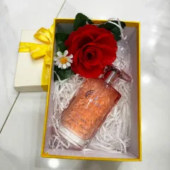 Nơi lấy sỉ set Hộp Quà Tặng Chữ Nhật Lớn Nước Hoa Nữ Charme Roisy 100ml - Hộp Hoa Rơm Nhiều Màu