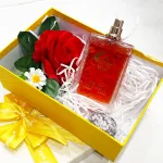 Nguồn hàng sỉ set Hộp Quà Tặng Chữ Nhật Lớn Nước Hoa Nữ Charme Vip 100ml - Hộp Hoa Rơm Nhiều Màu