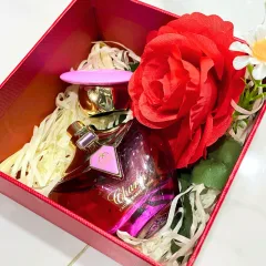 Chuyên sỉ set Hộp Quà Tặng Nước Hoa Nữ Good Charme Charm 50ml - Hộp Hoa Rơm Nhiều Màu