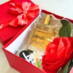 Set quà tặng nước hoa nữ Kat Kev Parfume Good Girl 50ml, hộp hoa rơm nhiều màu