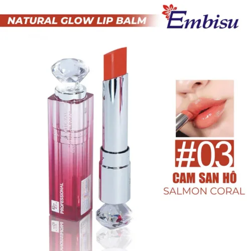 Nguồn hàng sỉ set Hộp Quà Tặng Son Dưỡng Ẩm Môi Hàn Quốc Embisu Natural Glow Lip Balm - Hộp Hoa Rơm Nhiều Màu