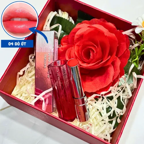 Nguồn hàng sỉ set Hộp Quà Tặng Son Dưỡng Ẩm Môi Hàn Quốc Embisu Natural Glow Lip Balm - Hộp Hoa Rơm Nhiều Màu