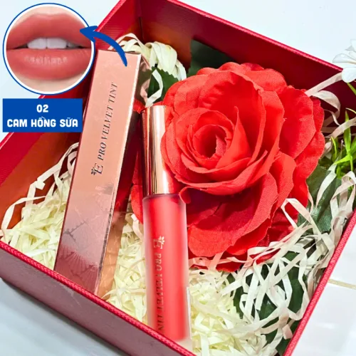 Nơi lấy sỉ set Hộp Quà Tặng Son Môi Kem Nhung Lì Hàn Quốc Embisu Pro Vel Tint 10 Màu - Hộp Hoa Rơm Nhiều Màu