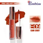 Nơi lấy sỉ set Hộp Quà Tặng Son Môi Kem Nhung Lì Hàn Quốc Embisu Pro Vel Tint 10 Màu - Hộp Hoa Rơm Nhiều Màu
