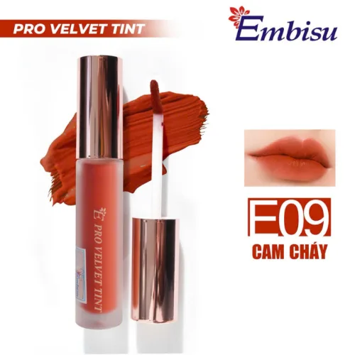 Nơi lấy sỉ set Hộp Quà Tặng Son Môi Kem Nhung Lì Hàn Quốc Embisu Pro Vel Tint 10 Màu - Hộp Hoa Rơm Nhiều Màu