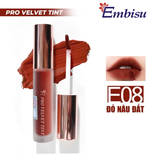 Nơi lấy sỉ set Hộp Quà Tặng Son Môi Kem Nhung Lì Hàn Quốc Embisu Pro Vel Tint 10 Màu - Hộp Hoa Rơm Nhiều Màu