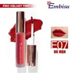 Nơi lấy sỉ set Hộp Quà Tặng Son Môi Kem Nhung Lì Hàn Quốc Embisu Pro Vel Tint 10 Màu - Hộp Hoa Rơm Nhiều Màu