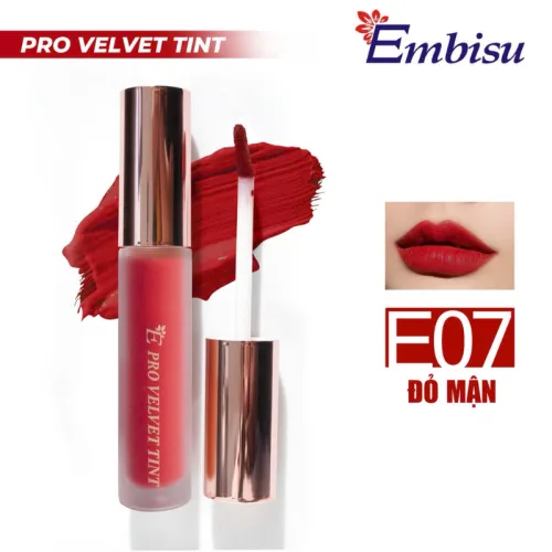 Nơi lấy sỉ set Hộp Quà Tặng Son Môi Kem Nhung Lì Hàn Quốc Embisu Pro Vel Tint 10 Màu - Hộp Hoa Rơm Nhiều Màu