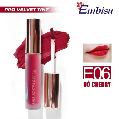 Nơi lấy sỉ set Hộp Quà Tặng Son Môi Kem Nhung Lì Hàn Quốc Embisu Pro Vel Tint 10 Màu - Hộp Hoa Rơm Nhiều Màu