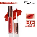 Nơi lấy sỉ set Hộp Quà Tặng Son Môi Kem Nhung Lì Hàn Quốc Embisu Pro Vel Tint 10 Màu - Hộp Hoa Rơm Nhiều Màu