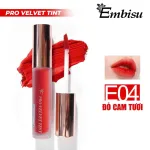 Nơi lấy sỉ set Hộp Quà Tặng Son Môi Kem Nhung Lì Hàn Quốc Embisu Pro Vel Tint 10 Màu - Hộp Hoa Rơm Nhiều Màu
