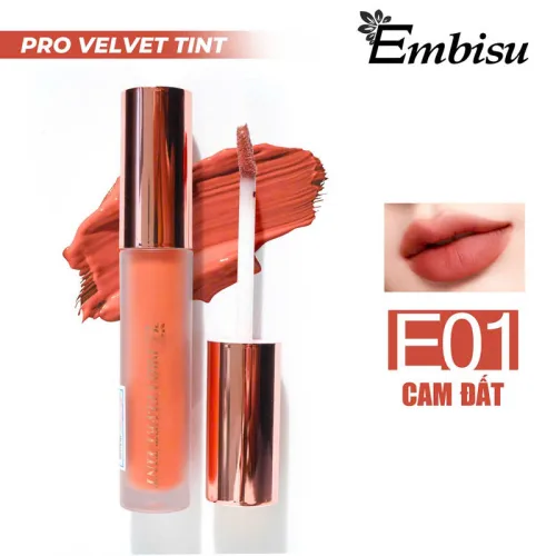 Nơi lấy sỉ set Hộp Quà Tặng Son Môi Kem Nhung Lì Hàn Quốc Embisu Pro Vel Tint 10 Màu - Hộp Hoa Rơm Nhiều Màu