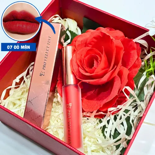 Nơi lấy sỉ set Hộp Quà Tặng Son Môi Kem Nhung Lì Hàn Quốc Embisu Pro Vel Tint 10 Màu - Hộp Hoa Rơm Nhiều Màu