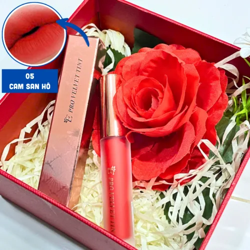 Nơi lấy sỉ set Hộp Quà Tặng Son Môi Kem Nhung Lì Hàn Quốc Embisu Pro Vel Tint 10 Màu - Hộp Hoa Rơm Nhiều Màu