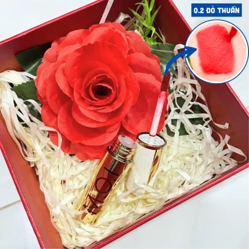 Hộp Quà Son Môi Love M.O.I Màu Vàng, 3 Màu Son