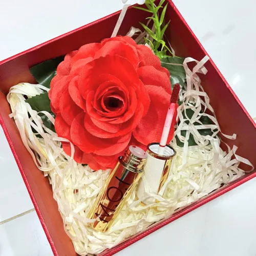 Hộp Quà Son Môi Love M.O.I Màu Vàng, 3 Màu Son