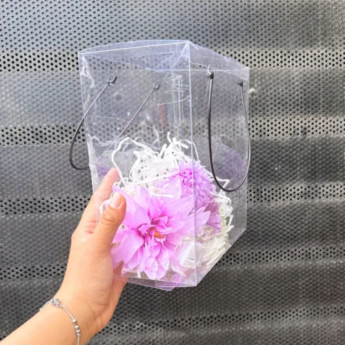 Set Phụ Kiện Giỏ Quà Tặng - Túi Hoa Đom Đóm 4 Hoa Xinh Xắn Nhiều Màu