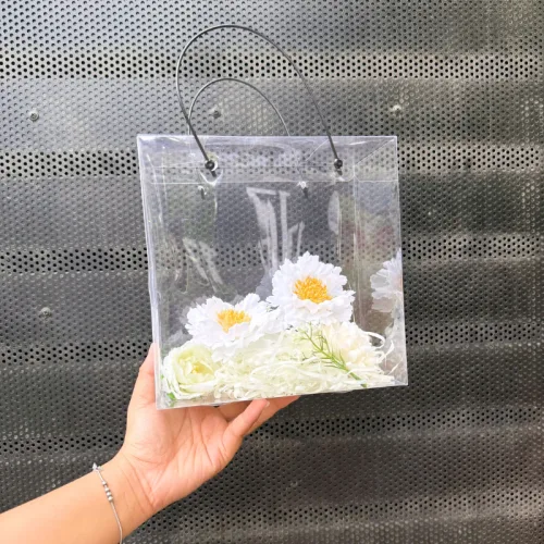 Set Phụ Kiện Giỏ Quà Tặng - Túi Hoa Đom Đóm 4 Hoa Xinh Xắn Nhiều Màu