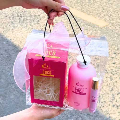 Bộ phụ kiện giỏ quà nhiều màu gồm túi trong vuông lót giấy rơm, thắt nơ