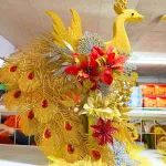 Bộ phụ kiện làm công phượng vàng kim trang trí Tết 2024