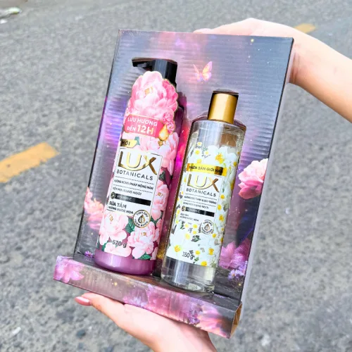 Chỗ sỉ set Quà Sữa Tắm Hương Nước Hoa LUX Botanicals Hoa Hồng Pháp