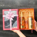Shop sỉ set Quà Tặng Bộ Dầu Gội Xả Loreal Paris Extraordinary Oil Smooth 440ml & 1 Dầu Gội Hồng Mini
