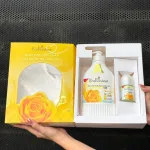 Bộ quà Enchanteur Deluxe màu vàng gồm nước hoa và lăn khử mùi
