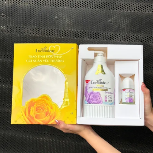 Set Quà Tặng Cao Cấp Enchanteur Deluxe Sensation Hương Nước Hoa Pháp + Lăn Khử Mùi (Set Màu Tím) – một lựa chọn đáng tham khảo trong set quà