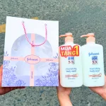 Shop sỉ set Quà Tặng Combo 2 Sữa Tắm Johnson's PH 5.5 Chiết Xuất Hạnh Nhân