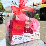 Chỗ sỉ set Quà Tặng Nước Hoa Nữ Charme So Sexy 50ml - Túi Trong Vuông Có Đèn Đom Đóm Lót Giấy Rơm Thắt Nơ Xinh Xắn Nhiều Màu