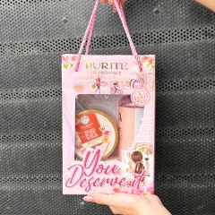 Bộ Purité De Prôvence gồm sữa tắm và tẩy tế bào chết body hương hoa anh đào