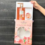 Chuyên sỉ set Quà Tặng Sữa Tắm Enchanteur Naturelle Hương Hoa Hồng & Tẩy Tế Bào Chết Body (Set Màu Cam)