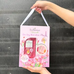 Nguồn hàng sỉ set Quà Tặng Sữa Tắm Enchanteur Naturelle Hương Hoa Iris & Tẩy Tế Bào Chết Body (Set Màu Hồng)