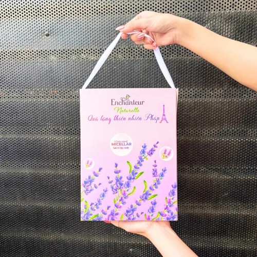 Nơi lấy sỉ set Quà Tặng Sữa Tắm Enchanteur Naturelle Hương Hoa Lavender & Tẩy Tế Bào Chết Body (Set Màu Tím)