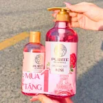 Bộ quà tặng sữa tắm Purité: Rose hoa hồng 850ml và Cherry Blossoms anh đào 250ml