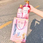 Bộ quà tặng sữa tắm Purité: Rose hoa hồng 850ml và Cherry Blossoms anh đào 250ml