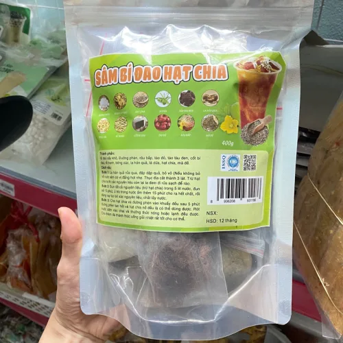 Shop sỉ sâm Bí Đao Hạt Chia 400g Túi Zip