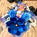 Nguồn hàng sỉ set Phụ Kiện Trang Trí Hoa Mộc Lan Đào Cổ Tượng - Mẹt Tre Hoa Treo Tường - Phên Tre Trang Trí Tết