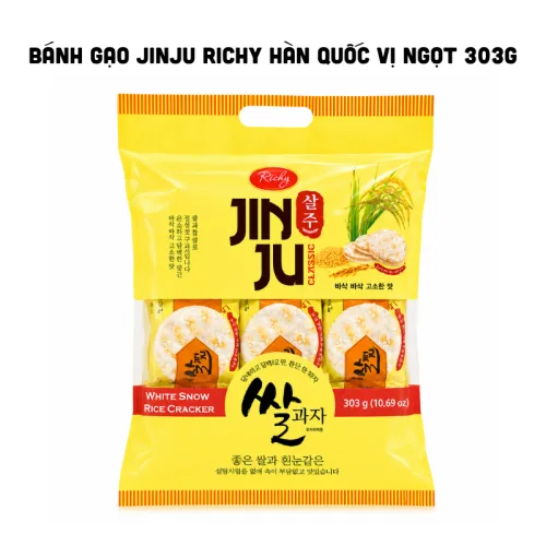 Bánh gạo vị ngọt Jinju Richy Hàn Quốc 303g