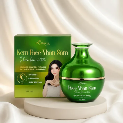 Kem Face Nhân Sâm Xanh N Collagen Cải Tiến 25g